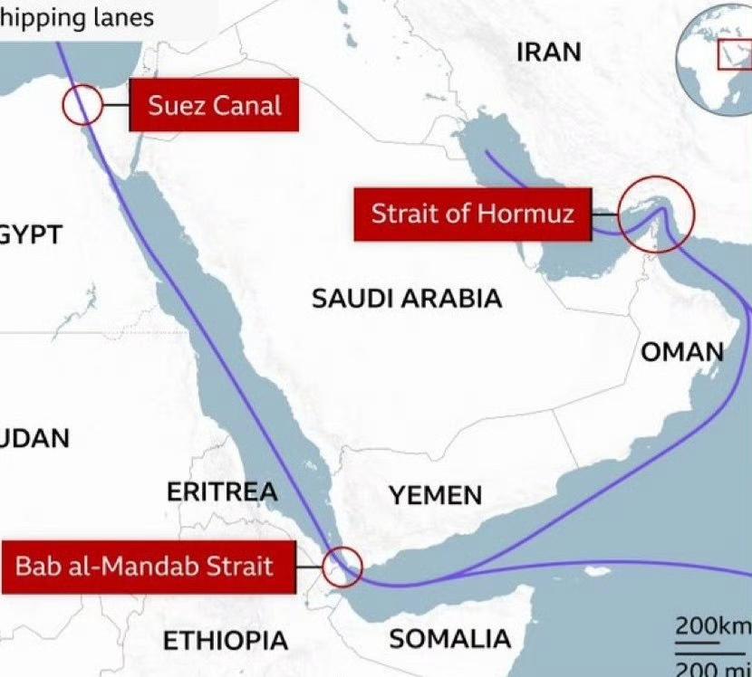 最新消息：如果美国海军夺取霍尔木兹海峡，胡塞武装或将随即关闭亚丁湾，中东局势越来