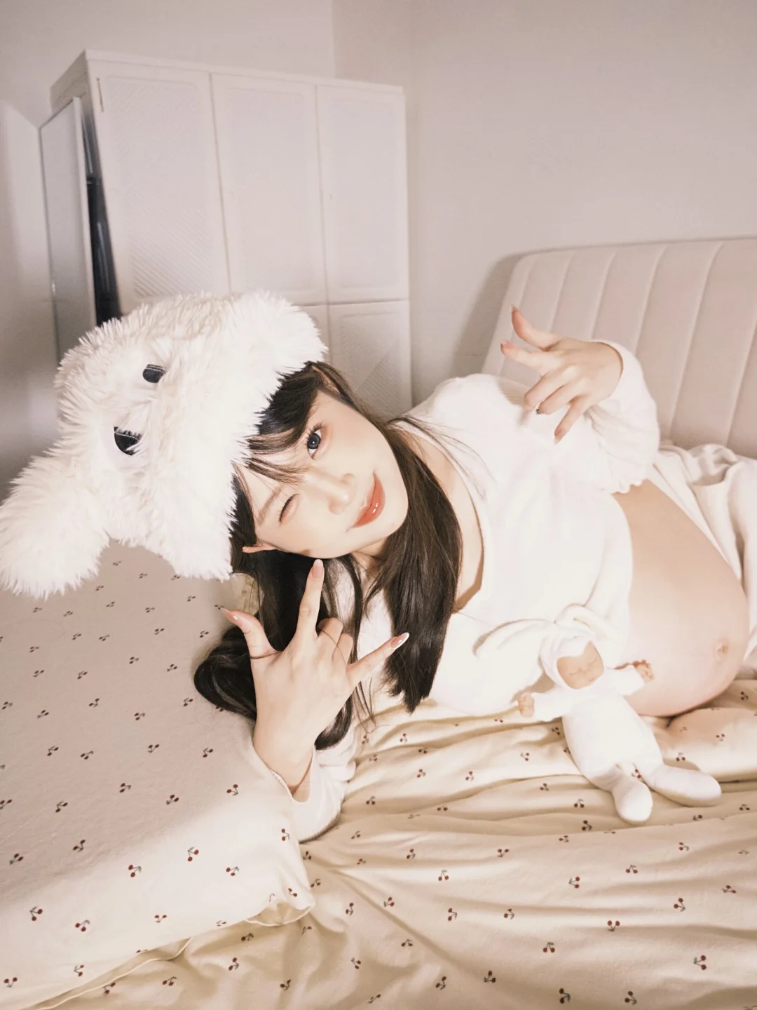 零成本!!用Dazz在家拍的可爱孕妇照📷