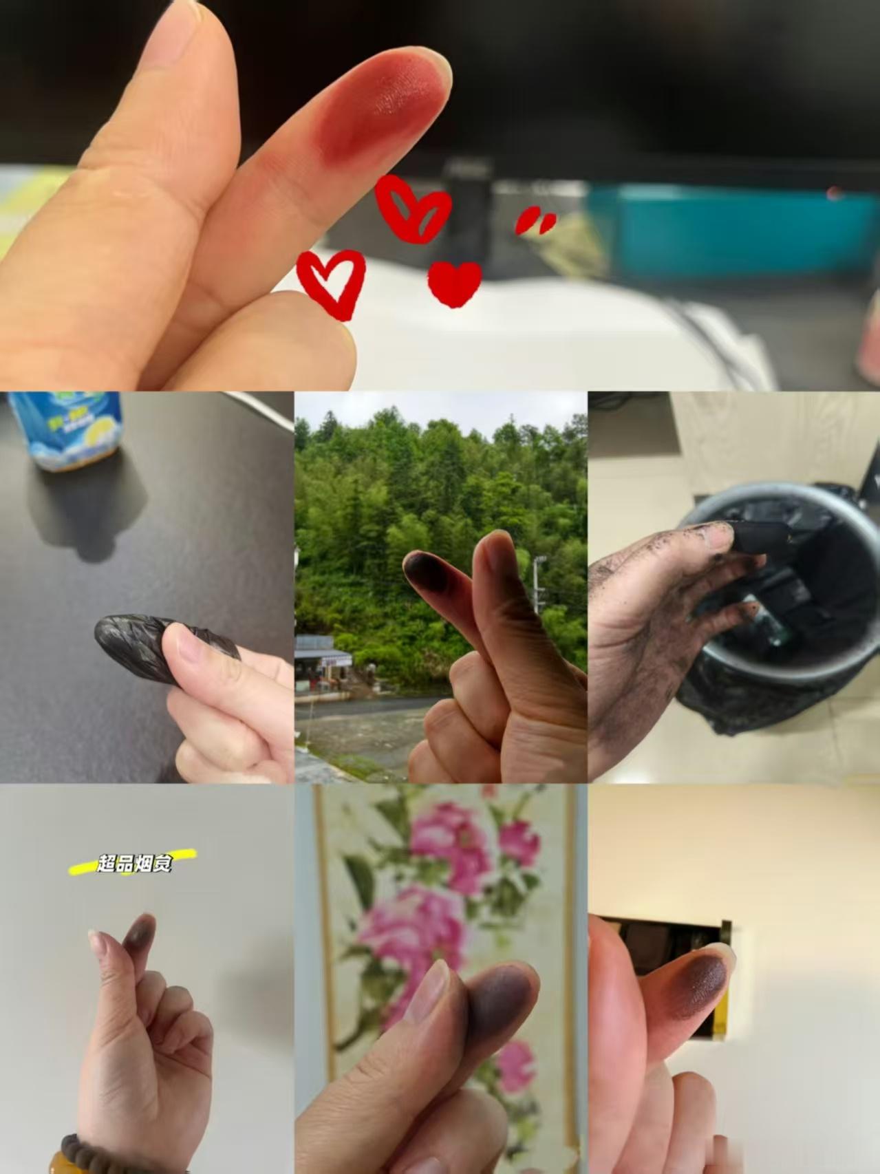 杨紫手指甲黑的原因找到了 谜底揭晓！和韩东君直播复刻剧中制墨环节，小手搓烟炱直接