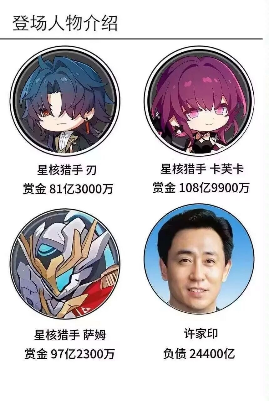星核猎手还是太便宜了 ​​​