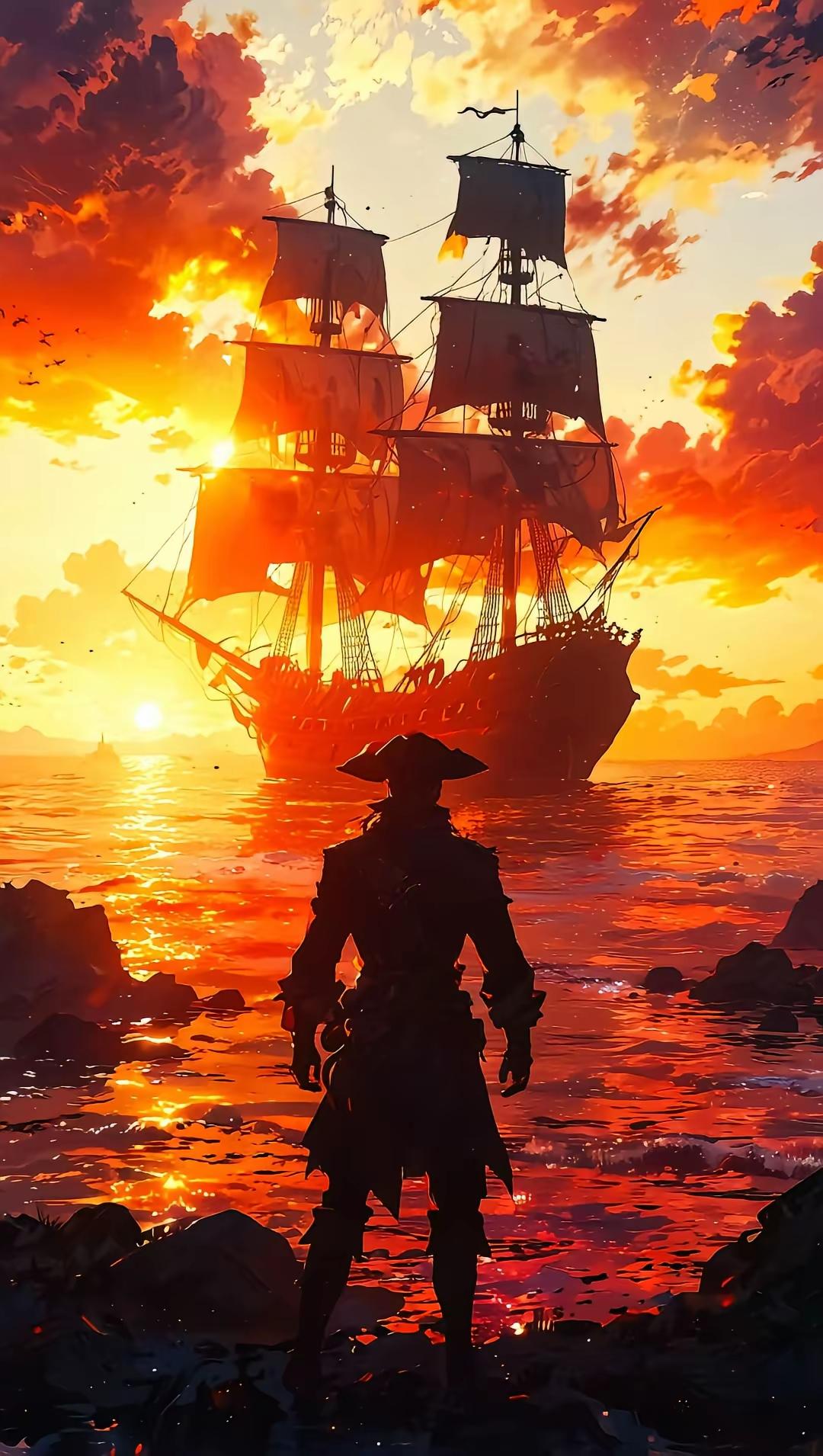 以前好喜欢杰克船长，勇敢机智。