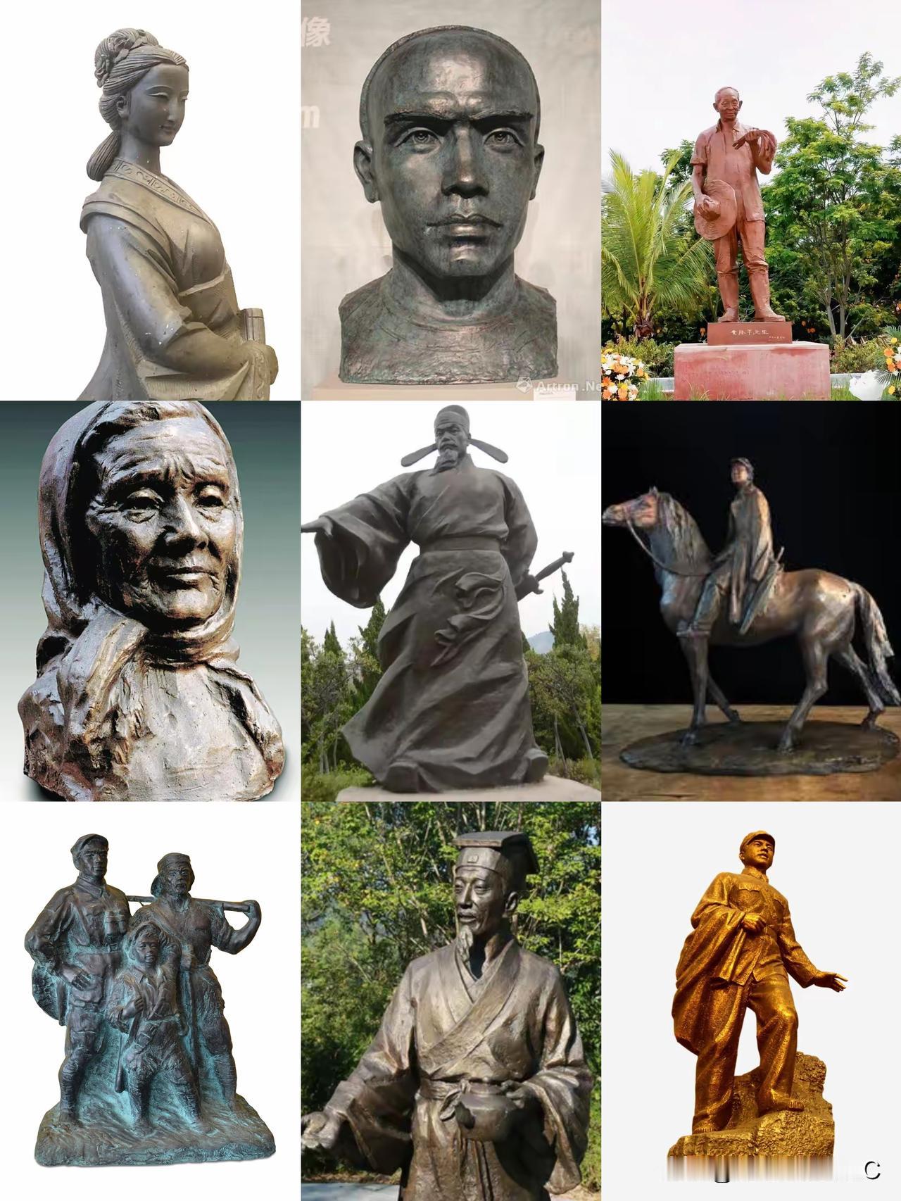 这两天刷手机，老是被那些个“群魔乱舞”的奇葩雕塑辣眼睛，差点以为现在的审美都崩塌