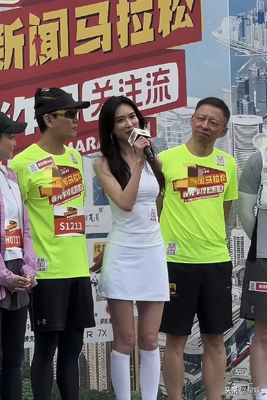 林志玲马拉松赛跑