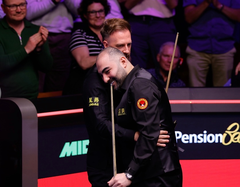 特鲁姆普爆冷瓦菲赛后采访 贾德·特鲁姆普透露在克鲁斯堡爆冷出局后给侯赛因·瓦菲的