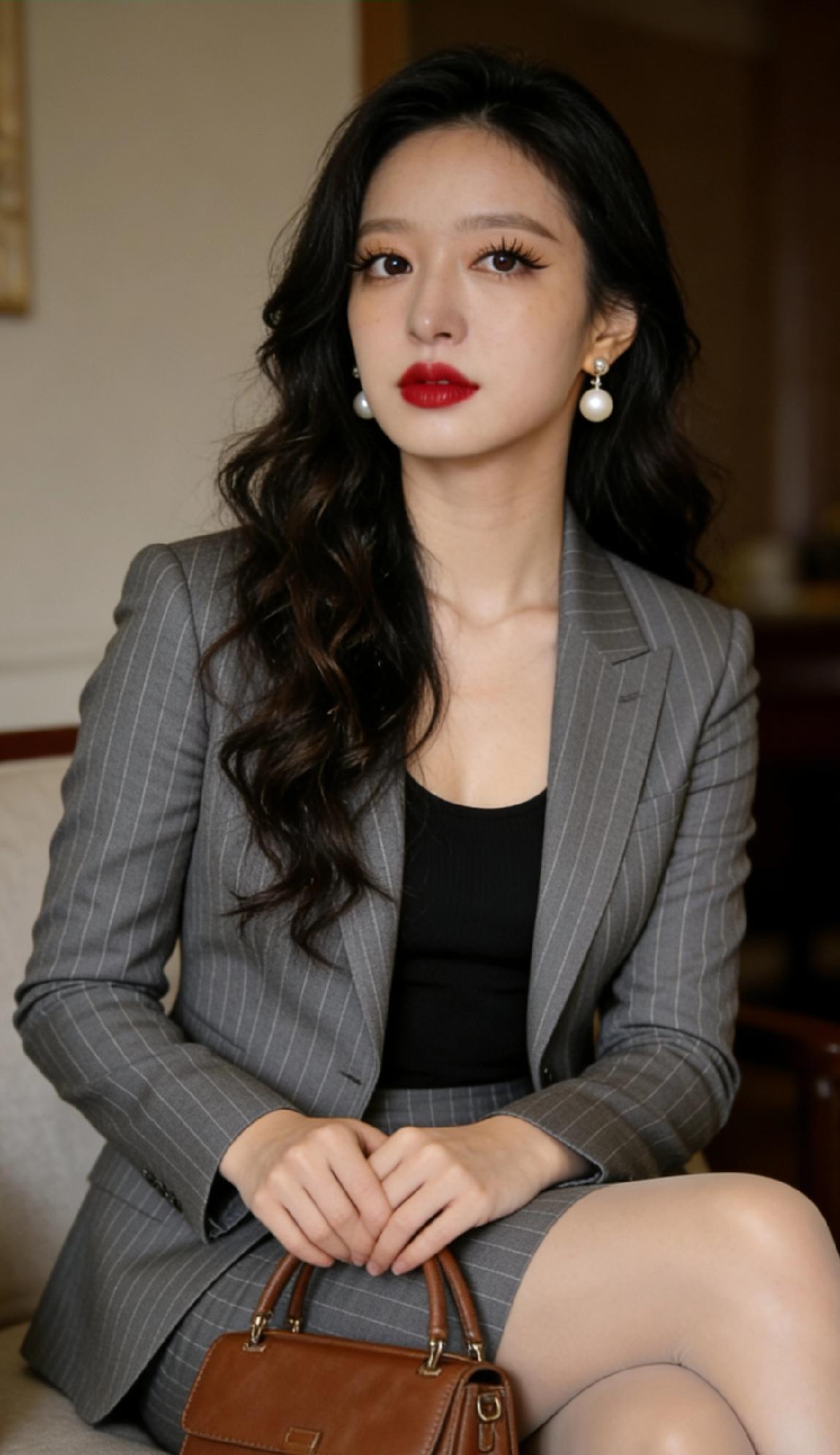 职场穿搭怎样更显女人味? AI美图壁纸分享