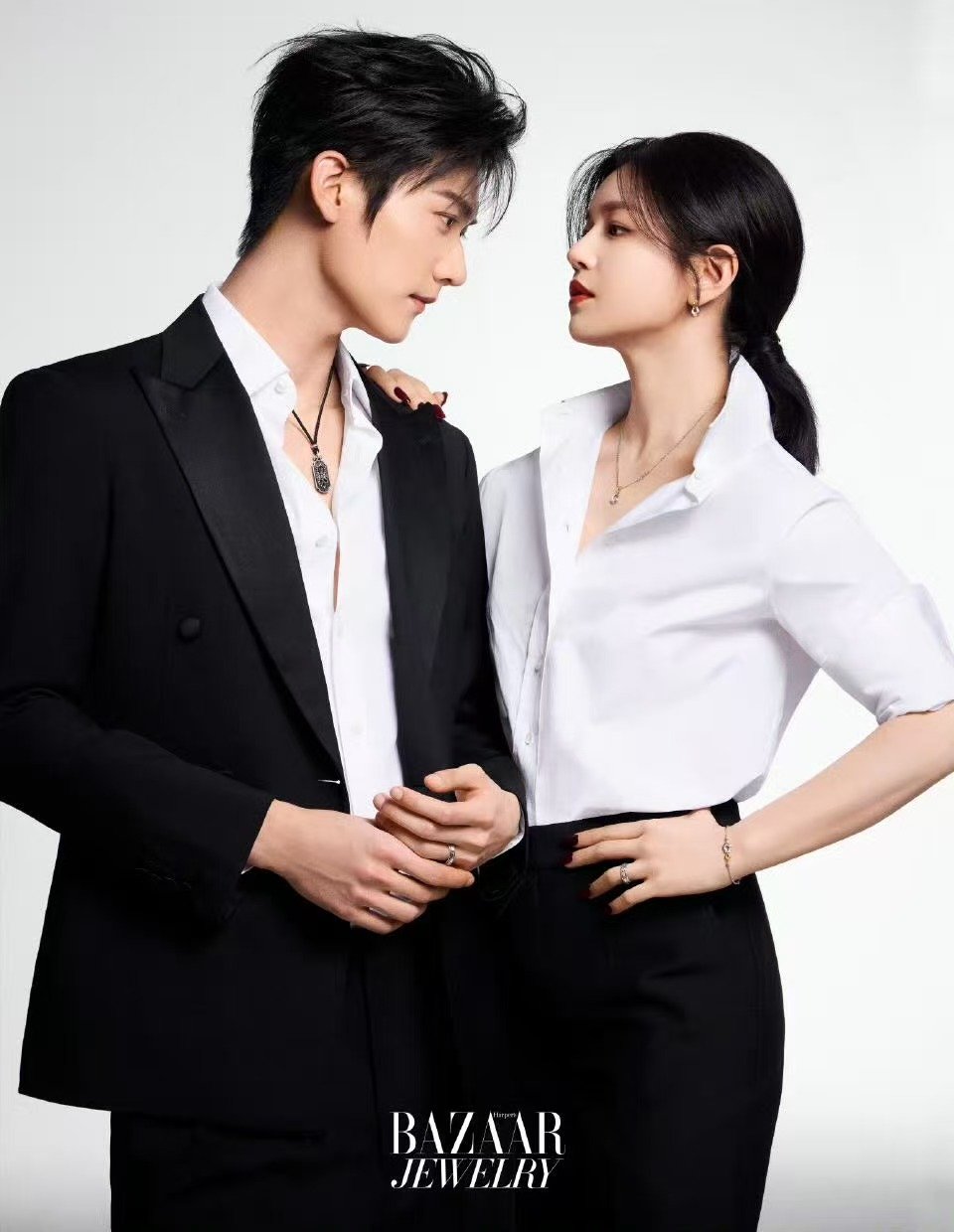 周柯宇陈妍希张力感周柯宇陈妍希双A 黑白之间，是双A的张力感 