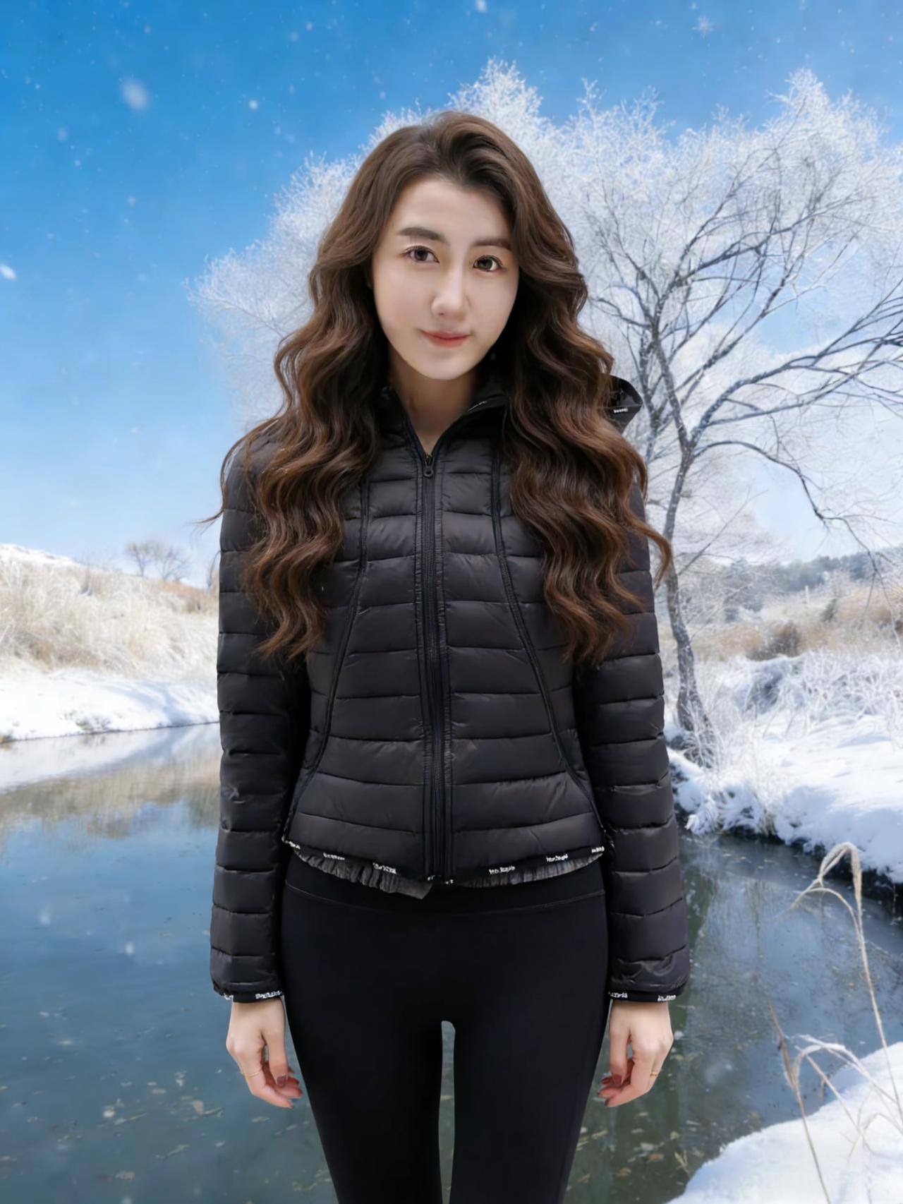 雪光映着眉眼，温柔了整个寒冬。