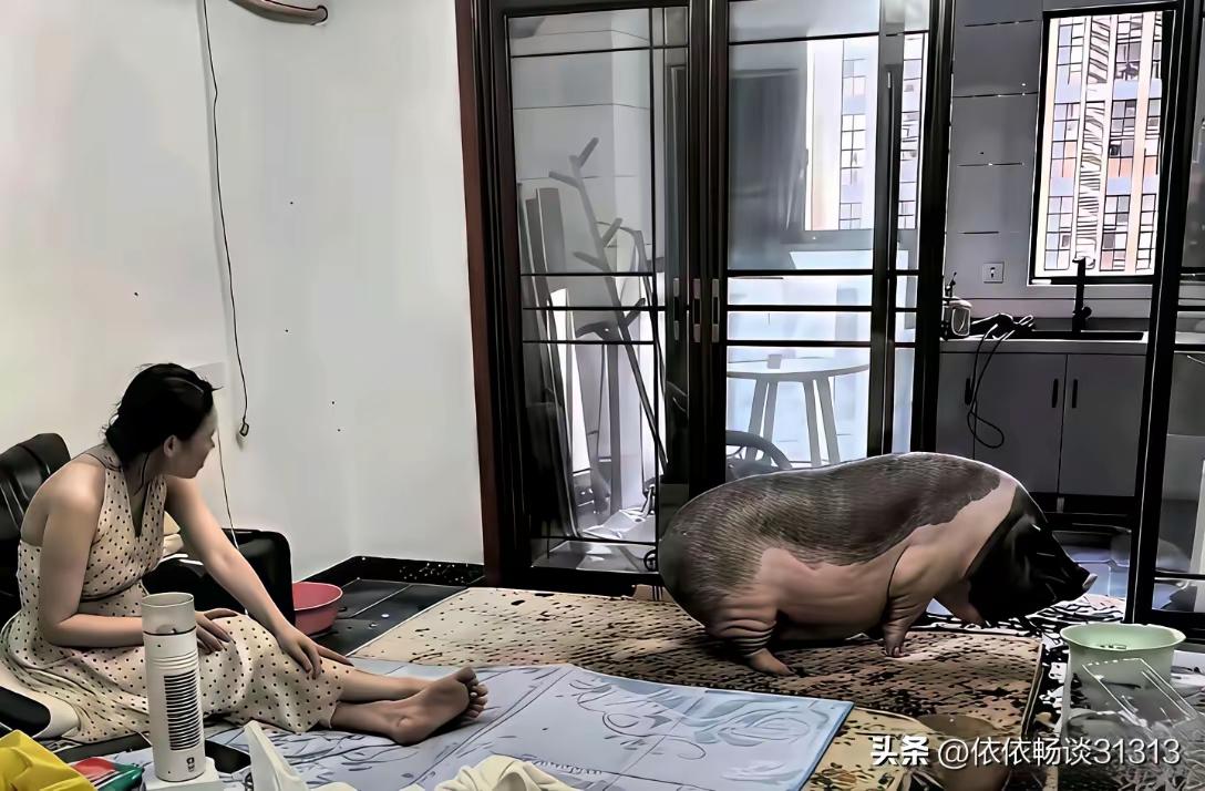 这姑娘以后嫁人不会还带着“猪闺蜜”一起吧？[捂脸][捂脸]