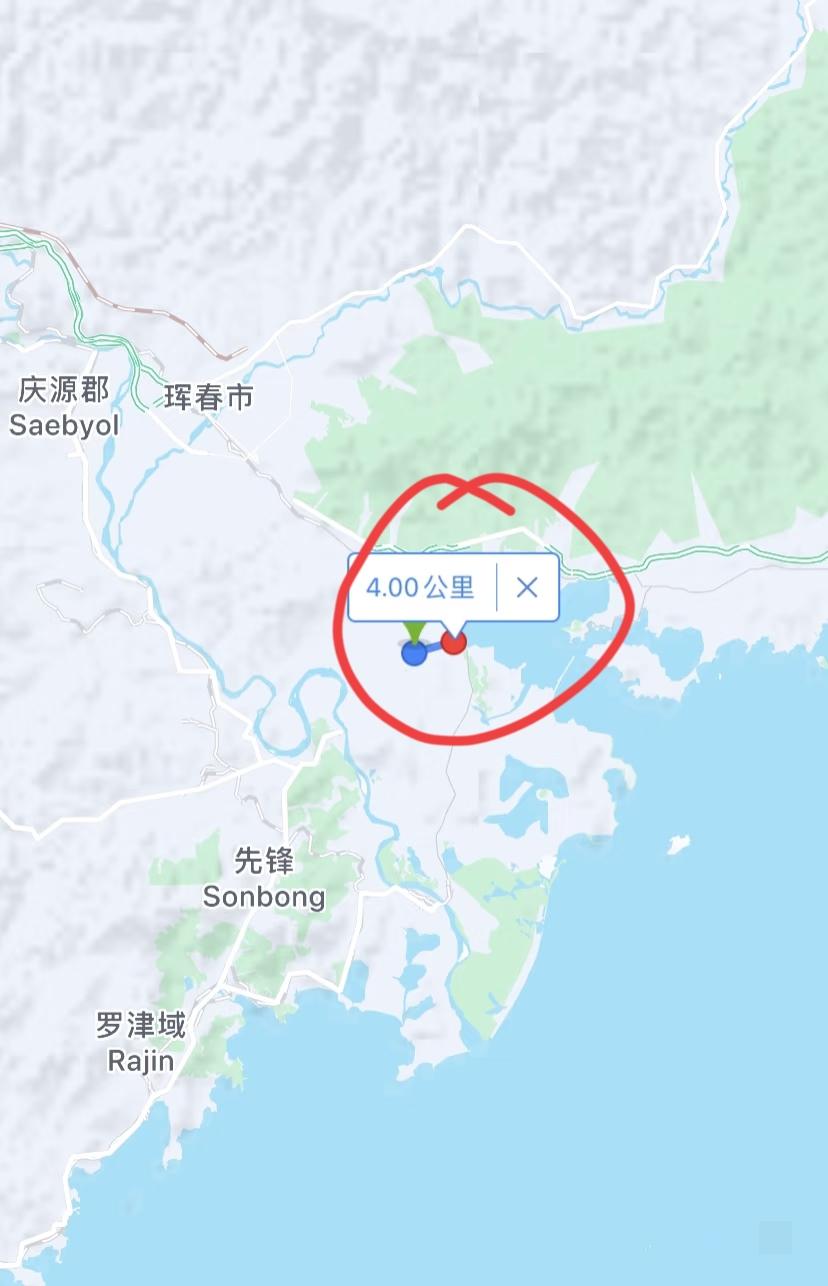 最短的出海口：珲春老龙山距离日本海最近 只有4公里左右