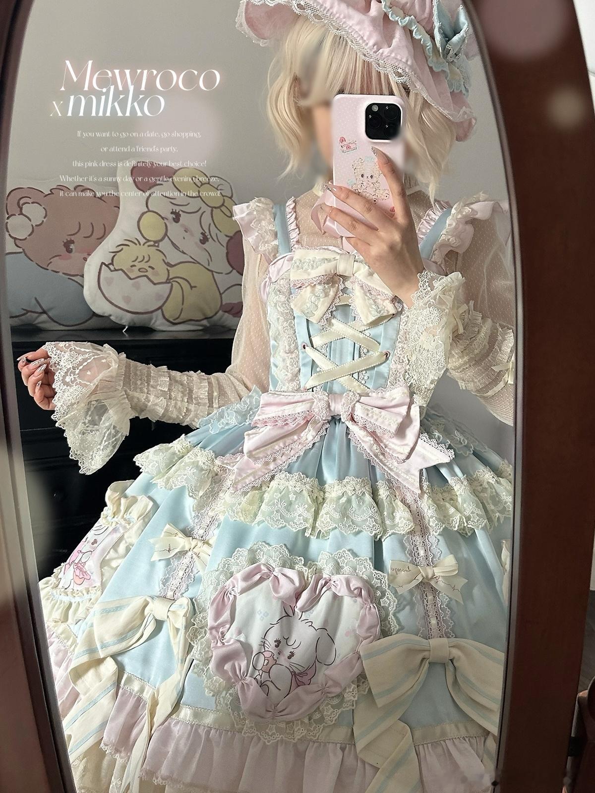 猫芮可[超话]  mikko联名  mikko♡jsk对镜上身ฅmikkoฅjs