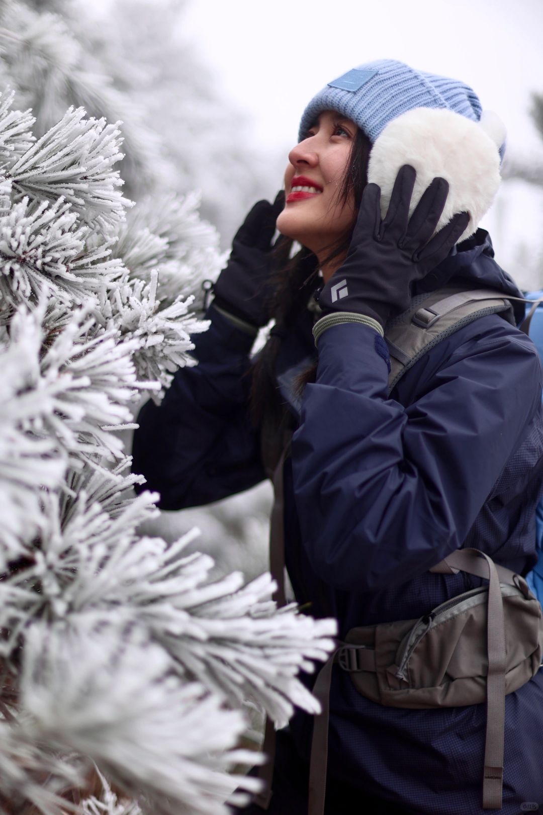 太子尖雾凇⛰️别上班了，现在就出发去看雪❄️