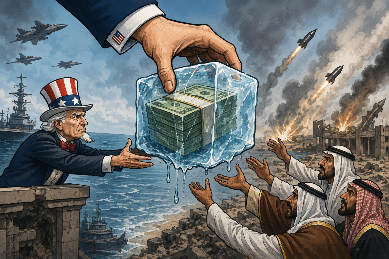 美国打出“资产牌”：伊朗被冻结资金，可能成海湾战损赔偿筹码美伊停火谈判本就走在钢
