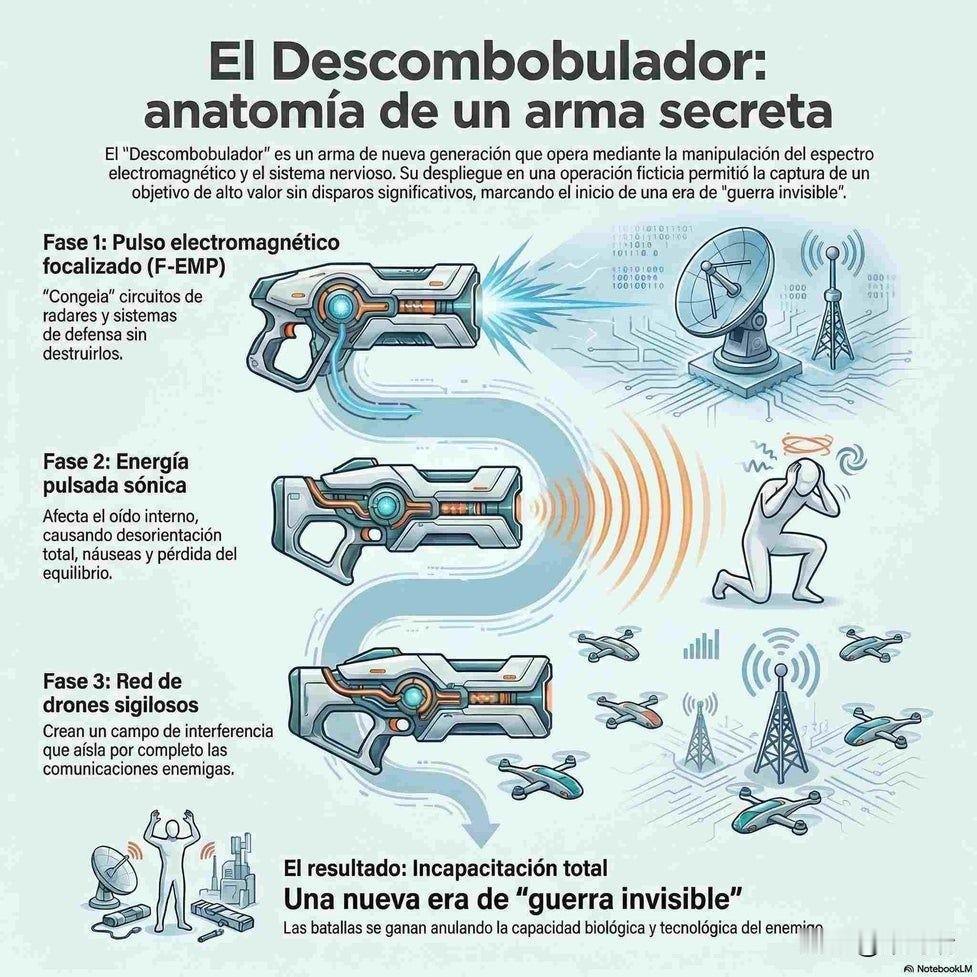 美国三角洲特种部队对马杜罗使用了一种秘密武器：解离器（El Descombobu