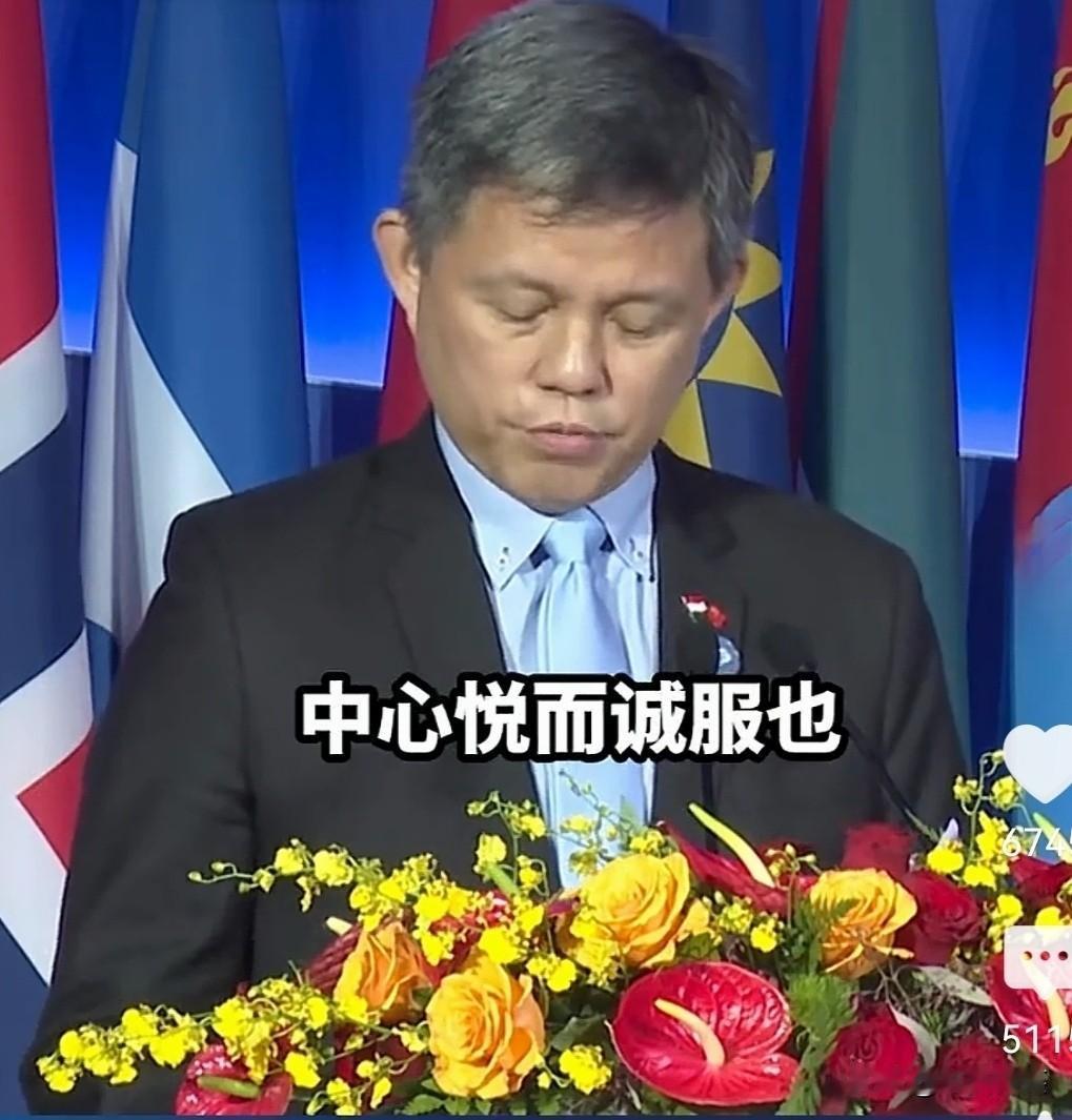 香山论坛新加坡防长陈振声:
大事化小，小事化了，小事化大无事生非。
他还引用了孟