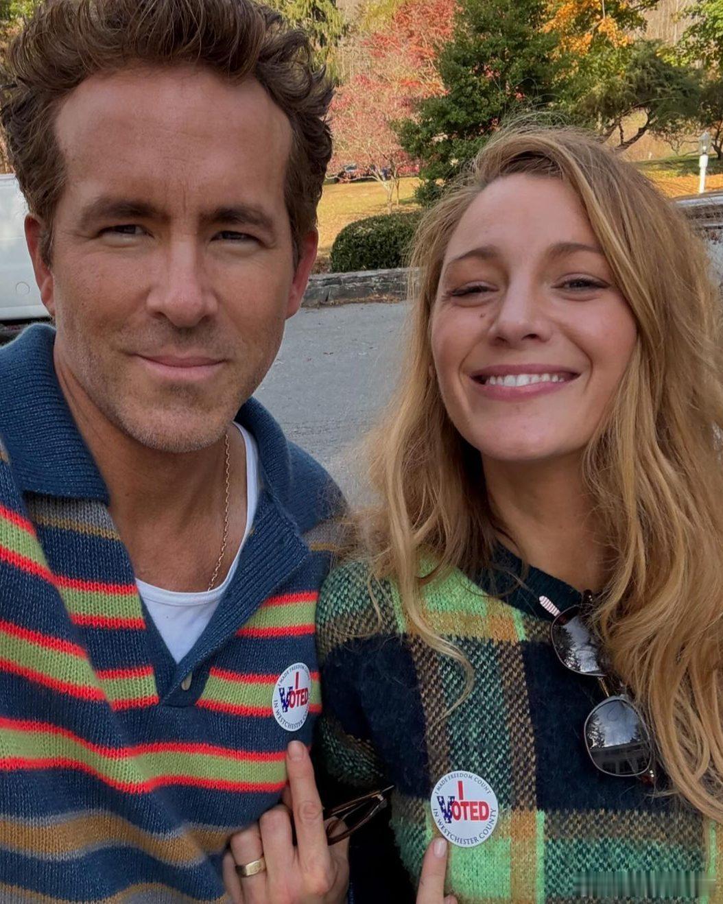 今天是#美国大选#投票日，美国明星们纷纷晒出自己已投票后的自拍。 ​​​