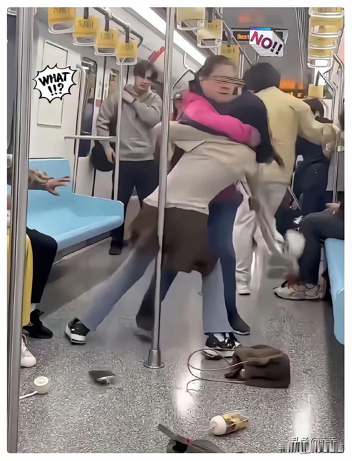 上海地铁这一架，打得好！
​不是因为支持谁打赢了
​也不是因为终于有人敢还手了。