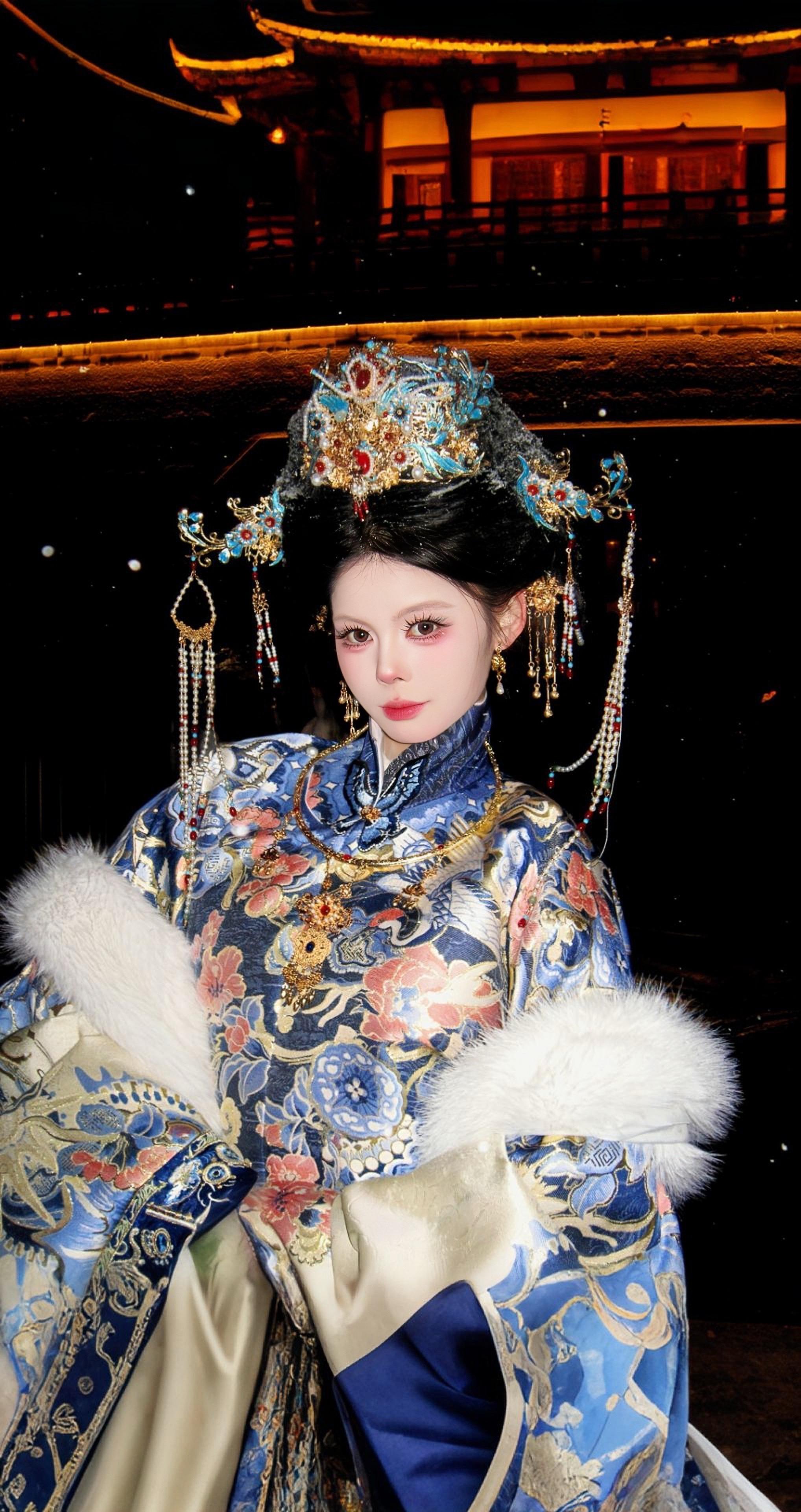 明制贵女洛阳汉服洛邑古城三千色汉服体验馆