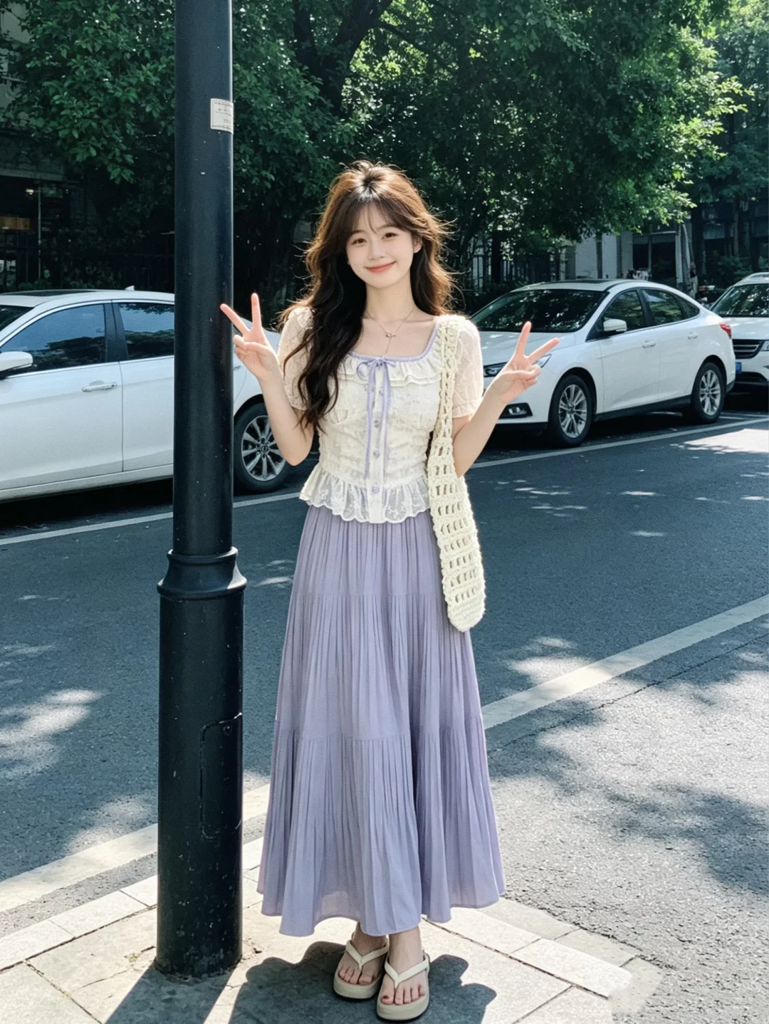 甜妹的仙仙穿搭～紫色💜