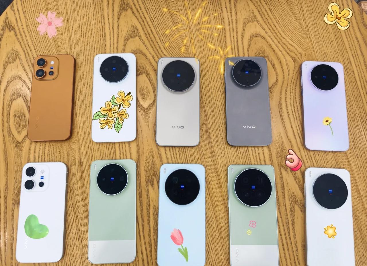 vivo颜色大集合📸
一排摆开直接看花眼
素皮、玻璃、拼色全都有
颜值党速来集