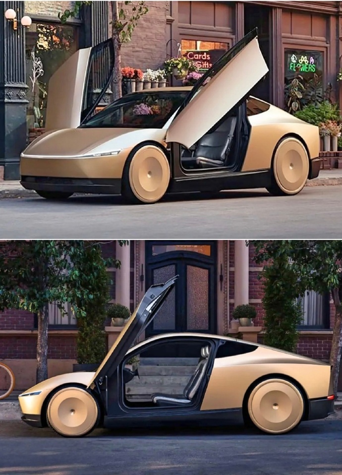 马斯克把方向盘删了  没有方向盘的 Cybercab 正式投产 纯 AI 自动驾