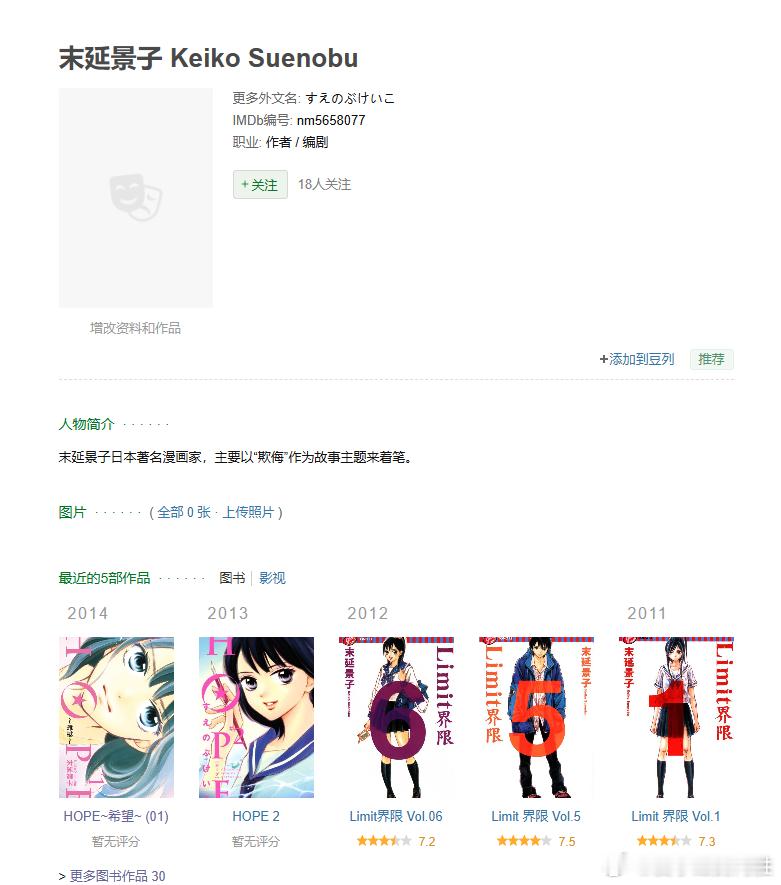 其实末延景子才是正统的以女性视角创作故事的少女漫画家，她出道的那个时期想坚持自我