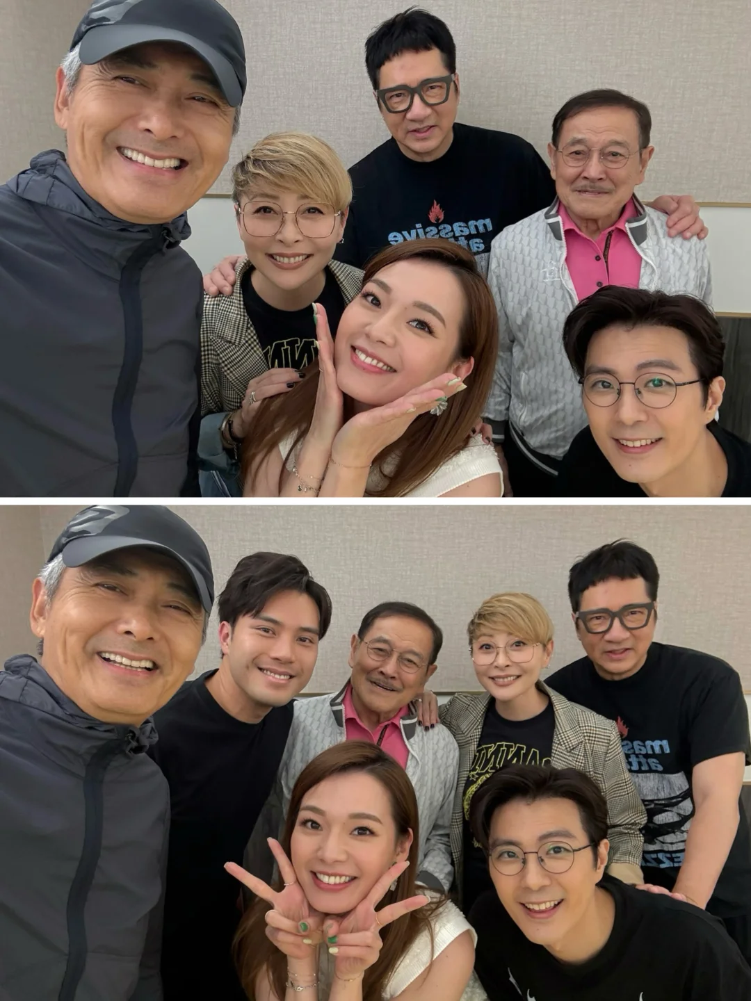 周润发与TVB《爱回家》主演为吕慧仪庆祝生日