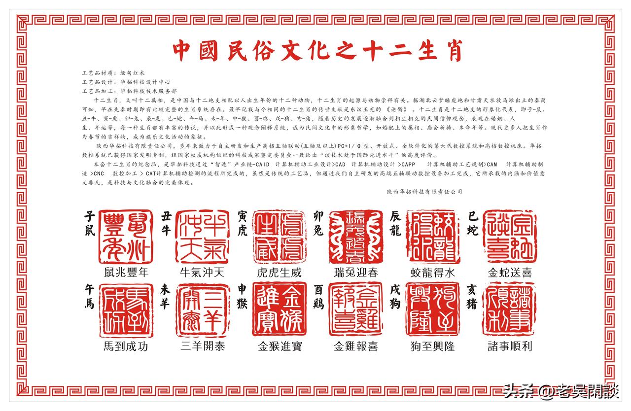 五轴联动数控技术加工【红木十二生肖】作为交流礼品赠送给澳门学生夏令营的主办方，通