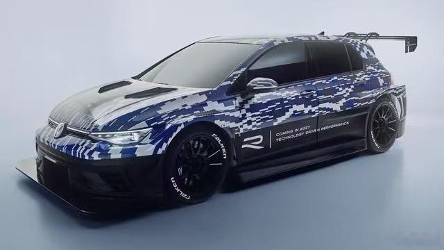 大众R部门正式发布高尔夫R24h概念车，该车为2027年纽博格林24小时耐力赛打