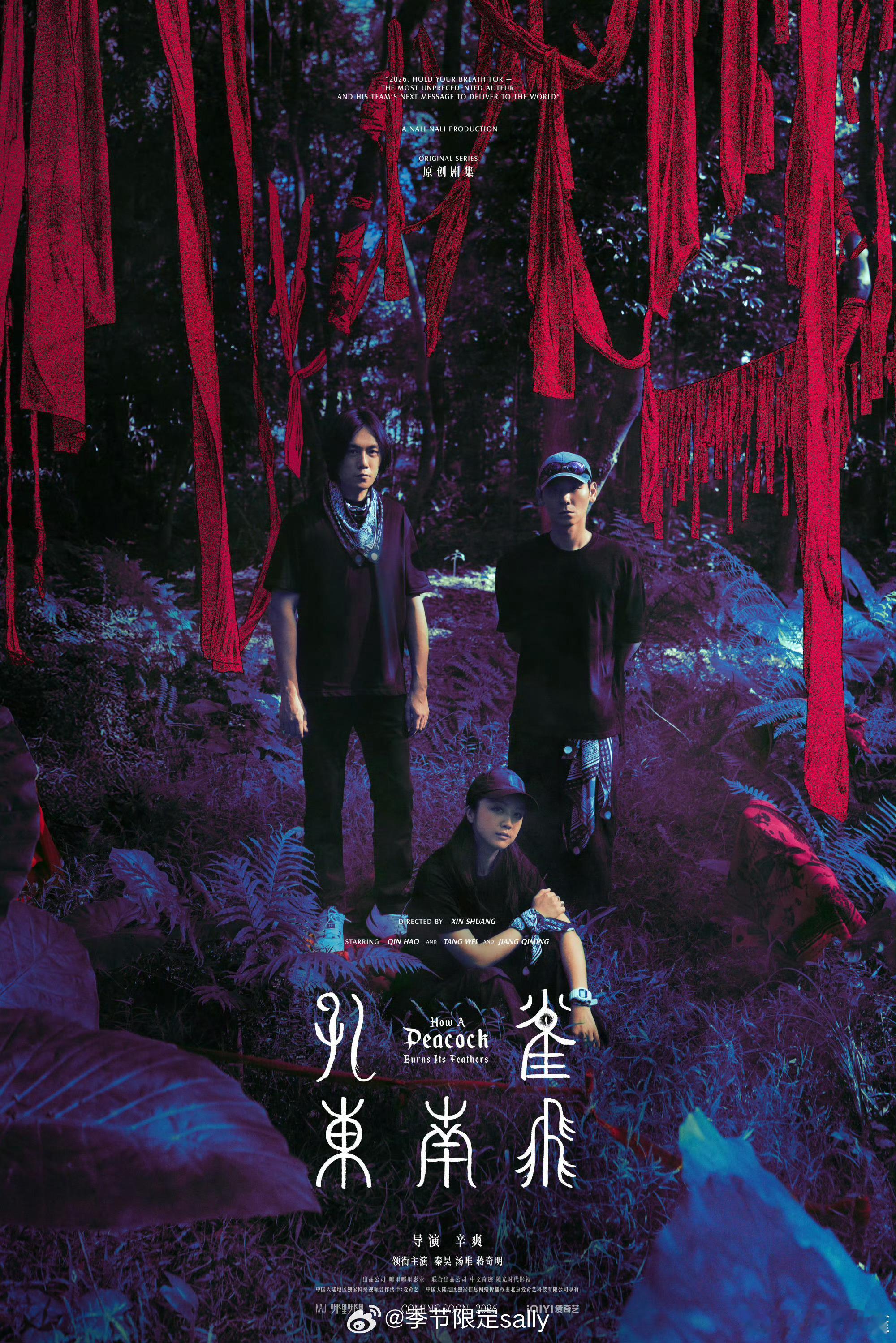 《孔雀东南飞》杀青并官宣阵容导演：辛爽领衔主演：秦昊、汤唯、蒋奇明 