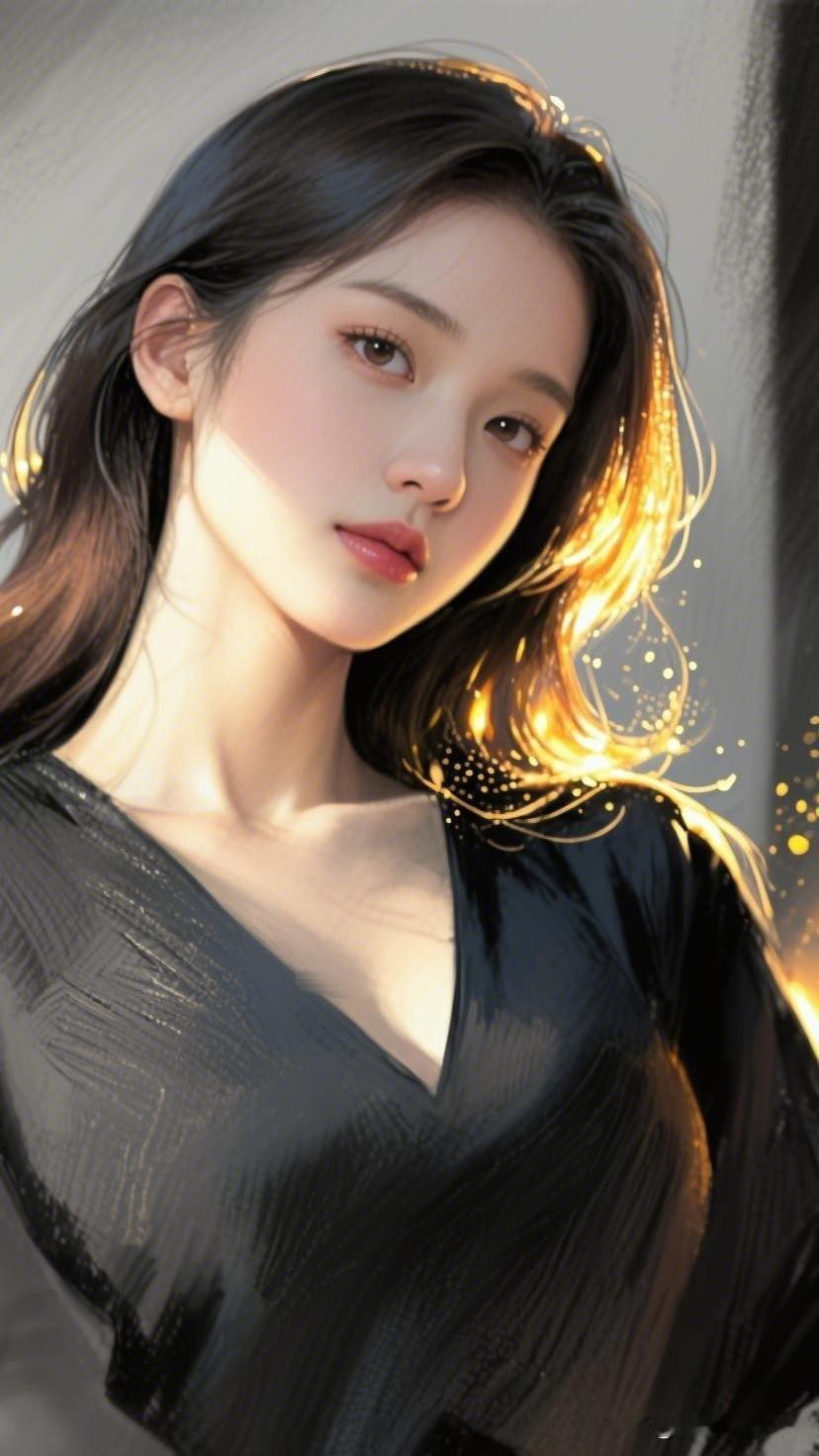 金发映月影，美人如画来。什么样的美女才是最美的呢 温柔的光影，黑纱的诱惑，美到窒