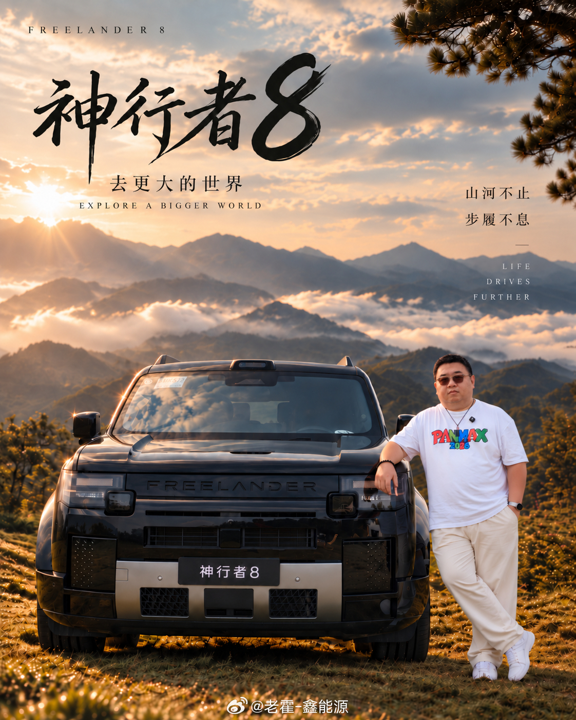 试驾拍了个人车合影，感觉还挺有气势的～今天用这条微博来抽奖吧，继续学习怎么做抽奖