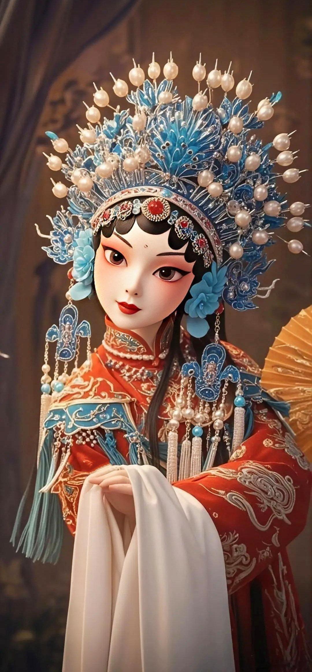国粹京剧花旦Q版壁纸 