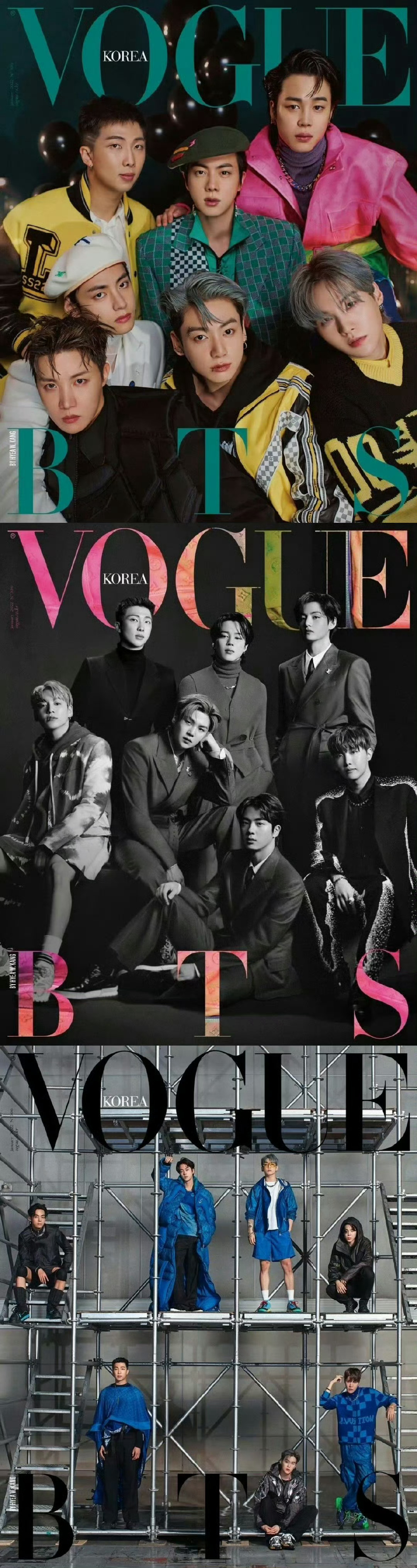 郑号锡 x 韩国主流大刊封面【VOGUE】  2022.01【W】2022.08
