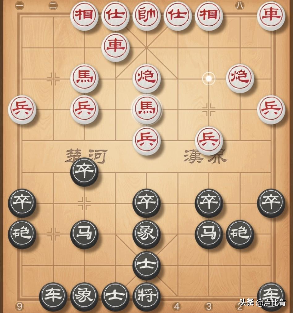 三步虎，打击横车七路马。对方车一平四占内道，我炮8平9亮车形成左三步虎，对方急冲