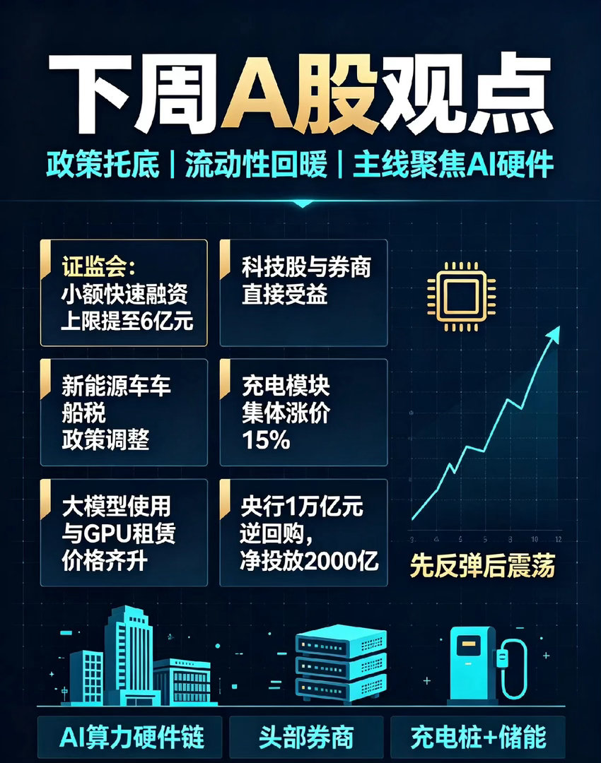 夜深了,证监会大动作,央行万亿拟回购,下周A股观点来了!一、热点解读①证监会征求
