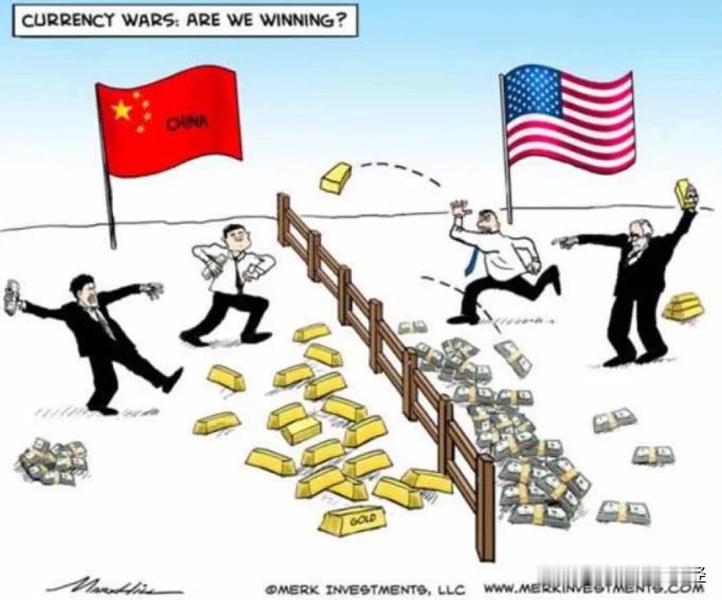中国正在抛售美国国债并购买硬资产。

世界上许多其他国家也在做同样的事情。你有没