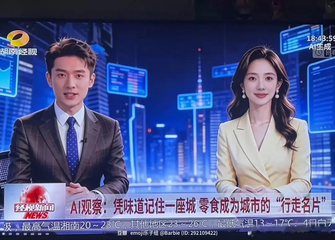 湖南广电黄金时段新闻节目开始用AI主播，AI真的要代替人类了吗？ 