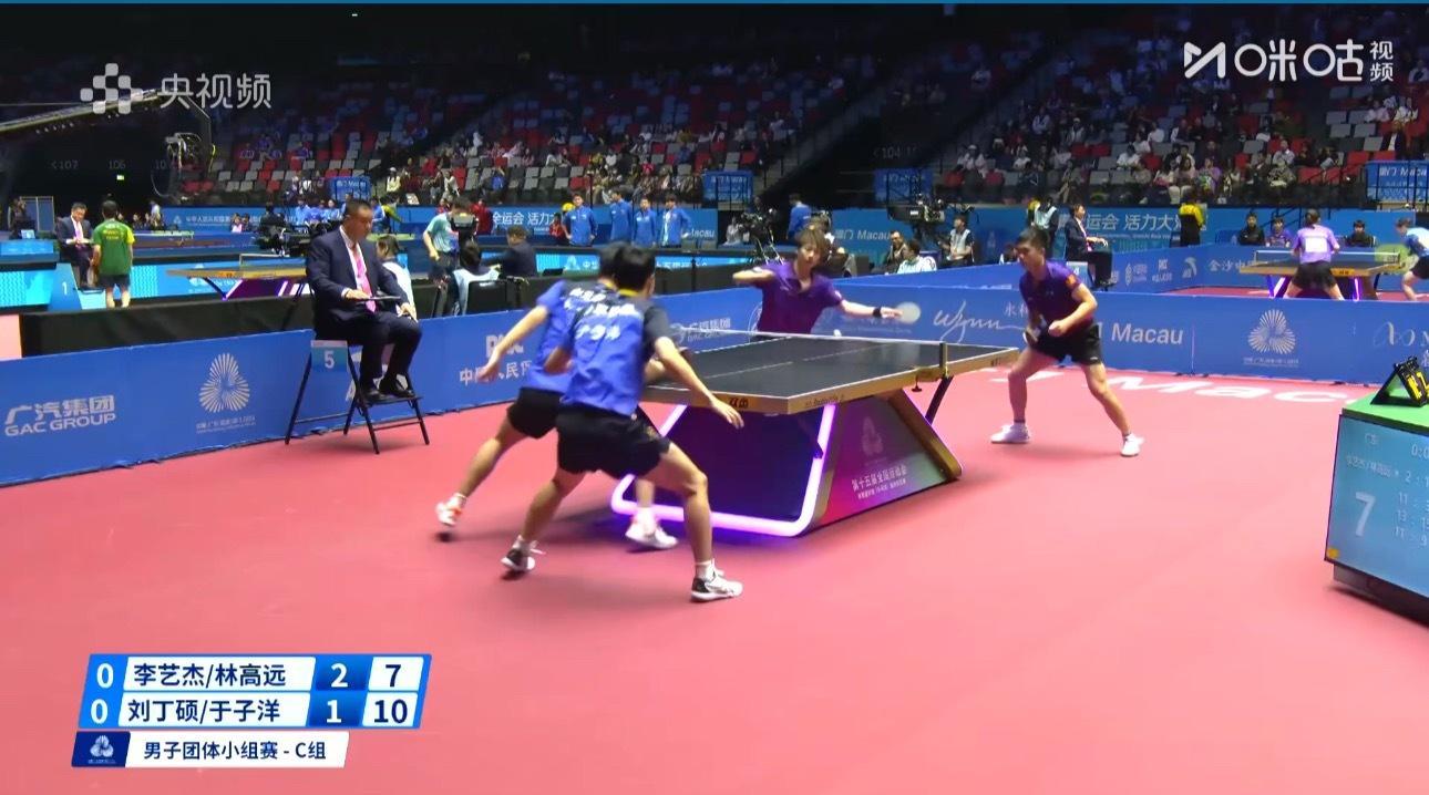 林高远/李艺杰2-2于子洋/刘丁硕 