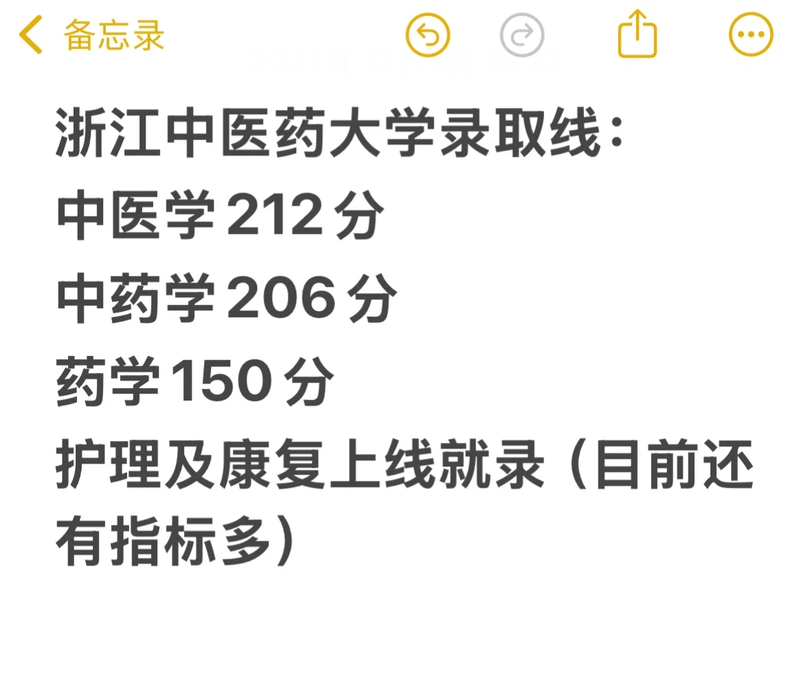 浙江中医药大学补录名额还有，欲报从速