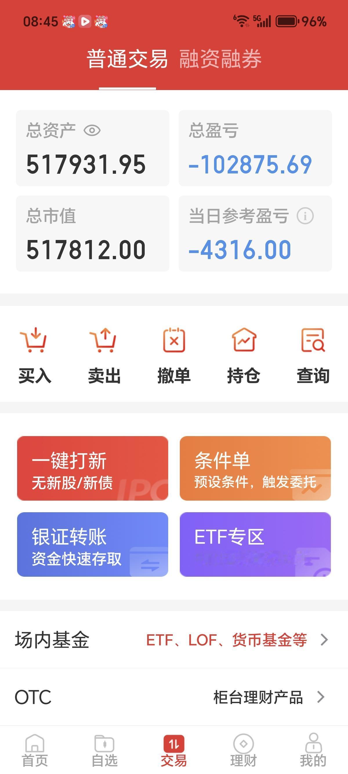 都说是慢牛，我咋不挣钱？
可怜的自己，一年的工资，
说没就没了[流泪]
到底怨谁
