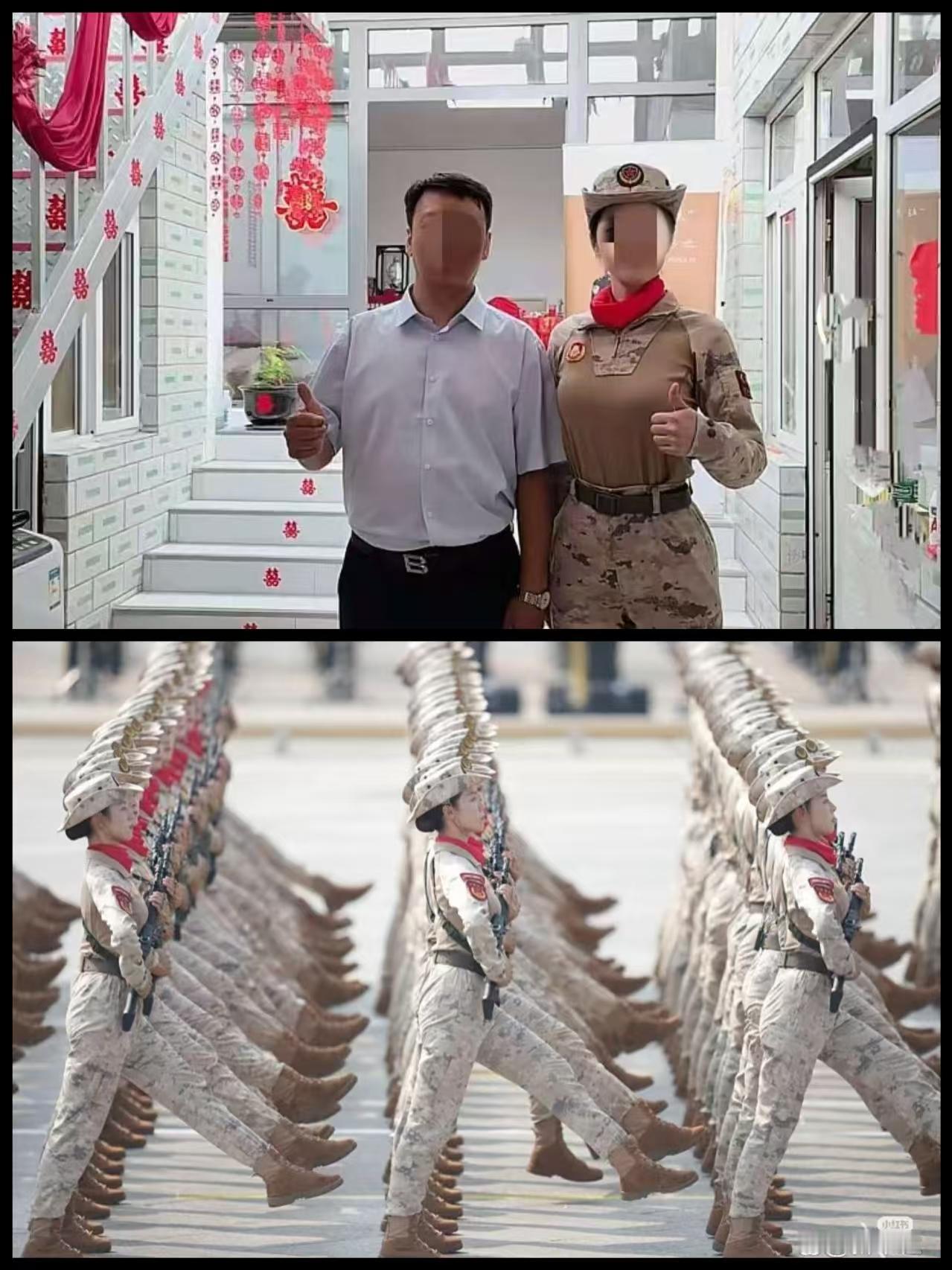 穿着受阅军装到处走穴，甚至去参加红白喜事，

这真的很令大众反感。入选阅兵方阵本