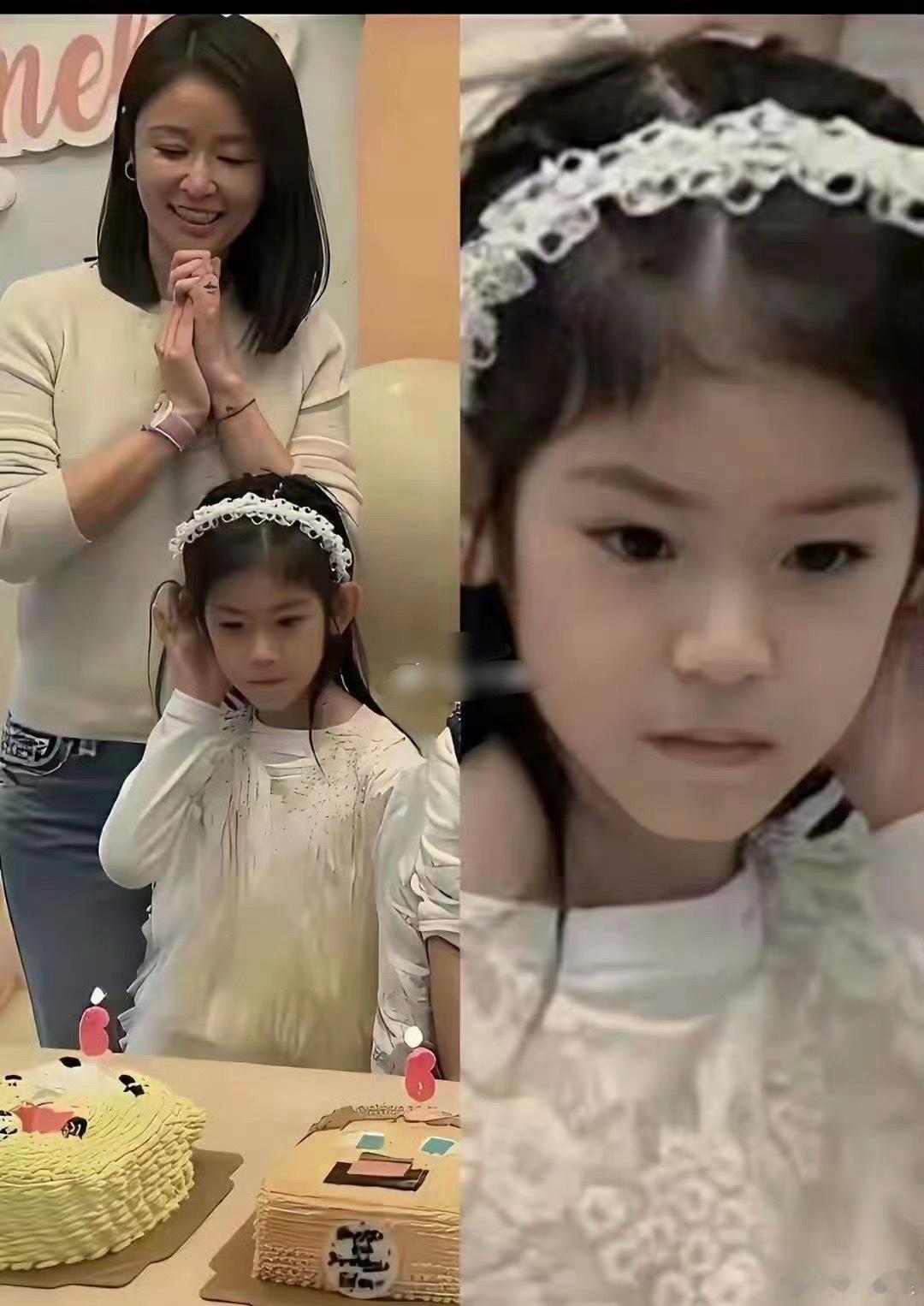 林心如霍建华的女儿，基因是顶配中的顶配 