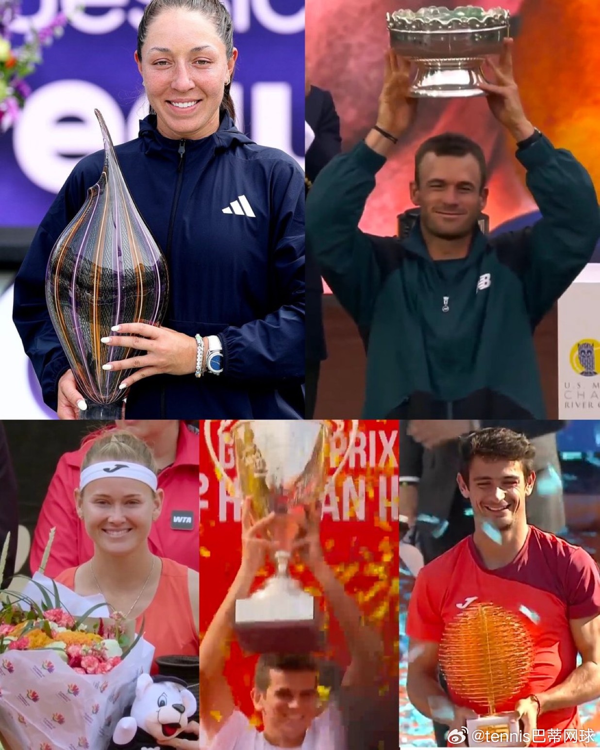 本周冠军• WTA500 查尔斯顿：🇺🇸杰西卡•佩古拉职业生涯第11冠，20