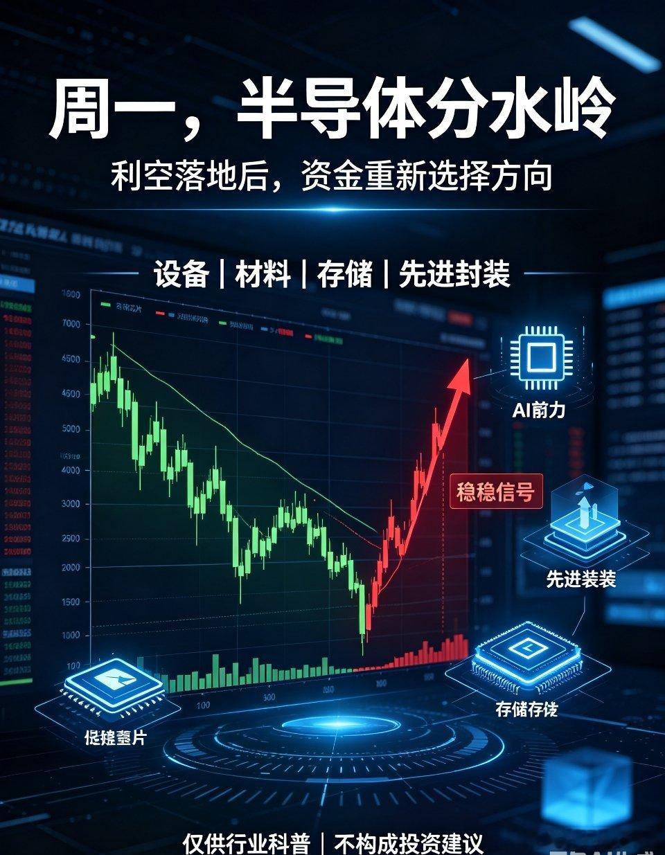 存储芯片利好来了持仓半导体的散户留意！周一或将迎来关键转折近期科创50单日大跌超