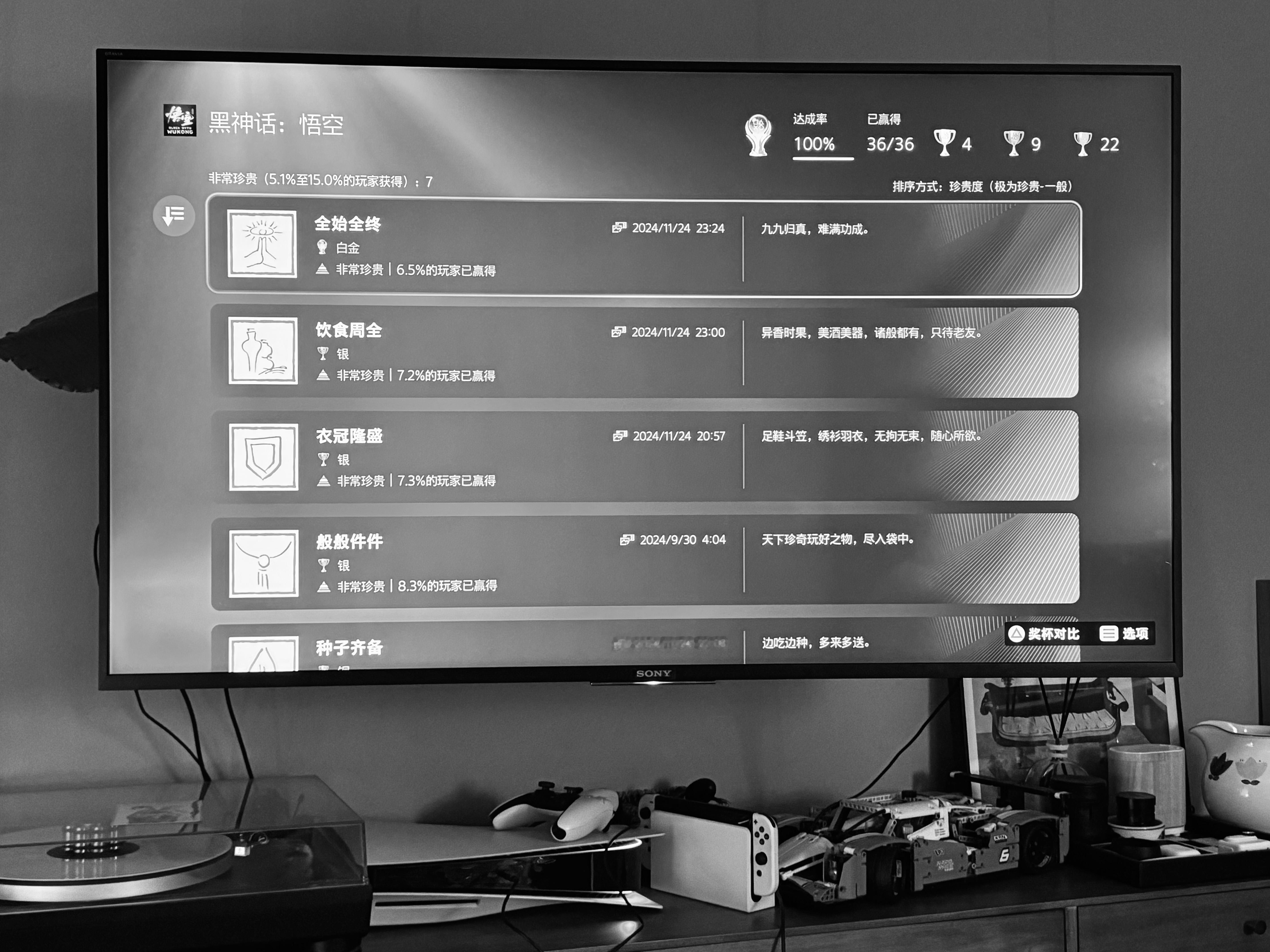 周末任务达成：二周目全成就。🏆 