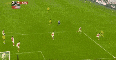 阿森纳再丢分，再丢就丢冠了，老毛病了！
还是最后这防守出大问题！拉亚在摘球的时候