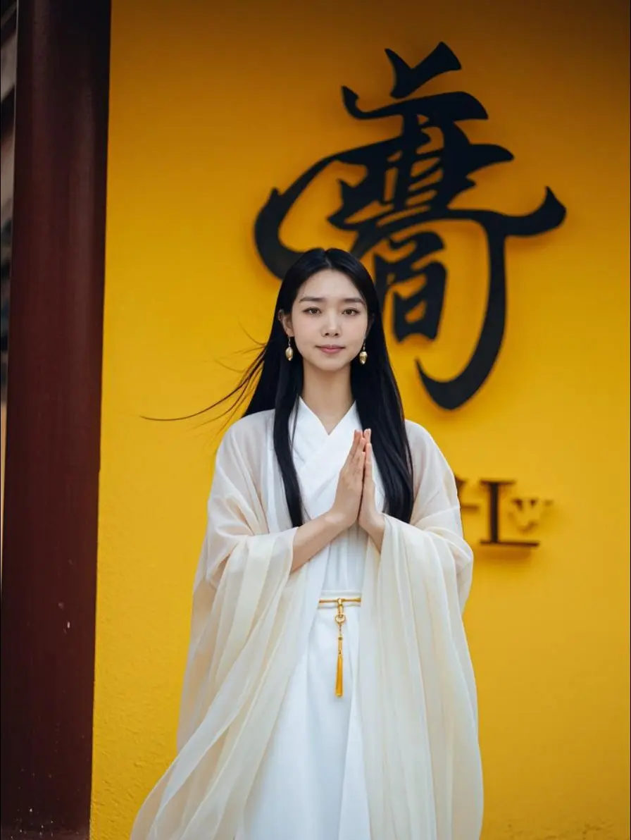 黄墙佛影 愿岁月温柔以待 时间从来不语 让喜欢的事成为生活 自律遇见更好的自己