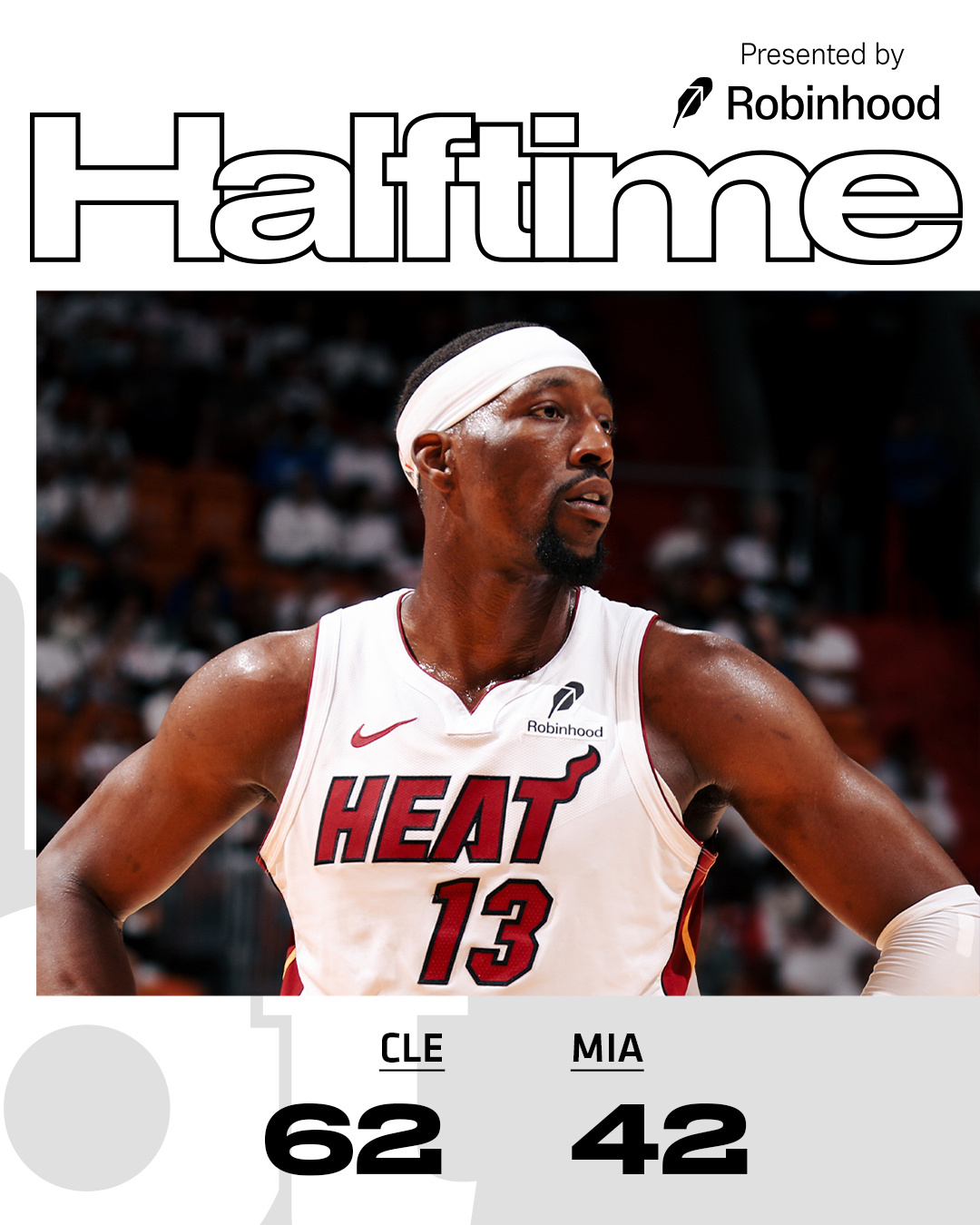 加兰缺阵，骑士半场依然轰了62分，依然领先了20分…骑士vs热火NBA ​​​