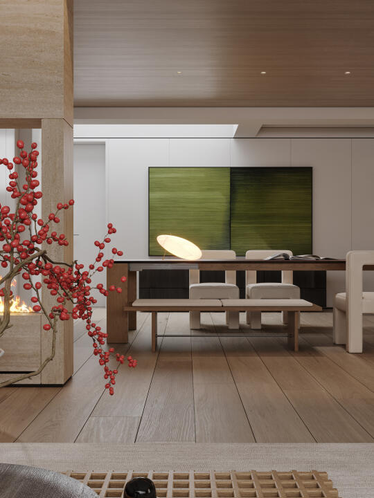 🌿爆改春城350㎡一楼带地下房！下沉式复合客