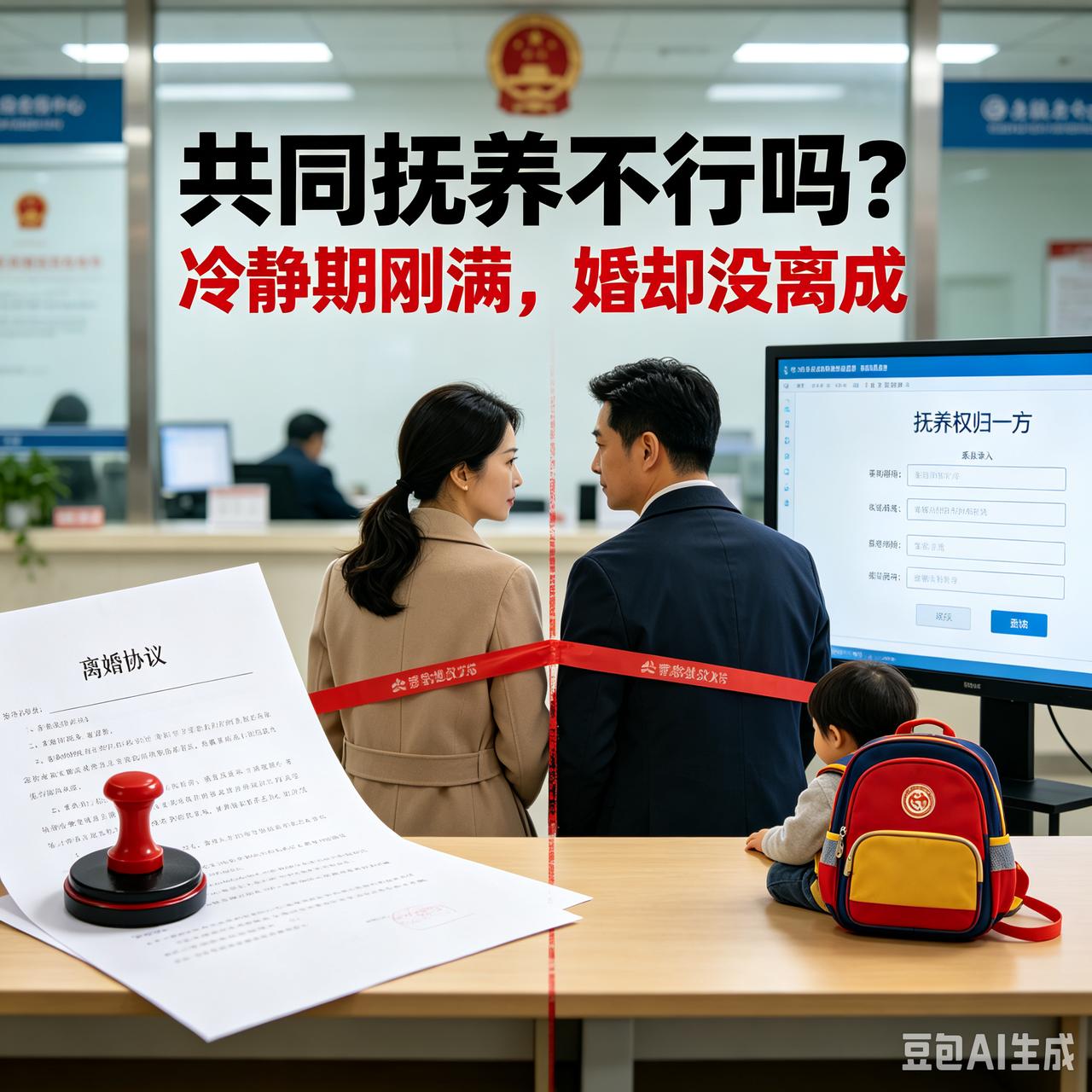 30天离婚冷静期白等：抚养权只能归一方，多少夫妻在被迫凑合？刷到一个特别真实的离